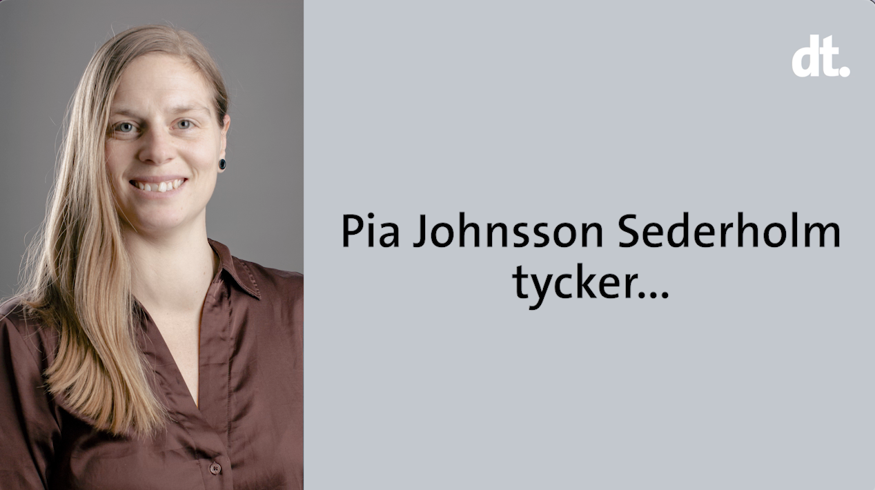 SDR:s styrelseledamot Pia Johnsson Sederholm tycker…