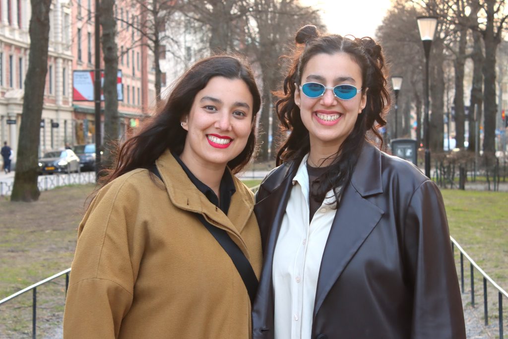 Amina och Jamila Ouahid. Foto: Elin Westerlund